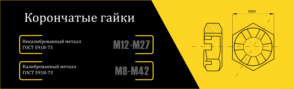 Корончатые гайки